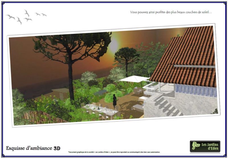 Esquisse paysagère Arcachon